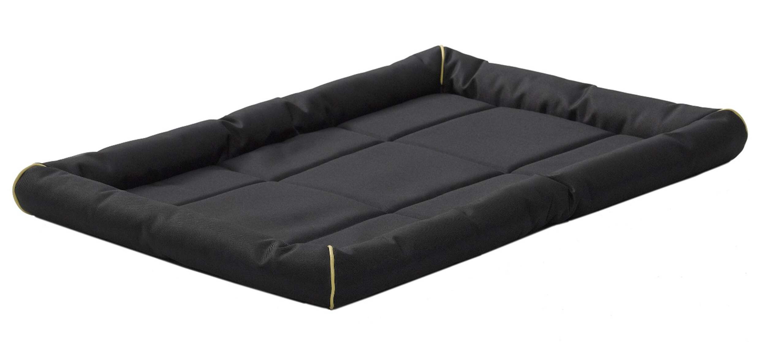 Midwest Homes Maxx Pet Ultra-Durable Crate Pet Mat, Washable, Black, 36-in Front_Three_Fourths_Angled_Left