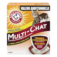 Litière agglomérante multichat d'Arm & Hammer, contrôle des odeurs, 18 kg Front_Elevated