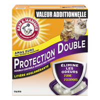 Litière pour chats agglomérante double protection d'Arm & Hammer, double contrôle performant des odeurs, 18 kg Front_Elevated