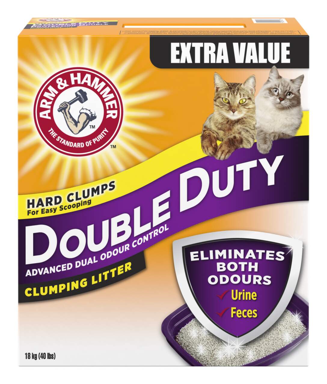 Arm and hammer double shop duty cat litter 40 lbs