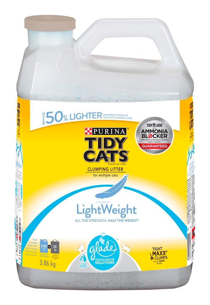 Purina tidy cats clumping litter with glade 3 86 kg canadian tire