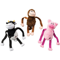 SPOT Stretcheeez Squeak Plush Animal Dog Toy, 13-in, Assorted Styles Composite_or_Mixed