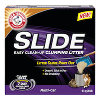 Arm & Hammer Clump & Seal Slide Multi-Cat Clumping Cat Litter, Scented, 9kg Front_Elevated