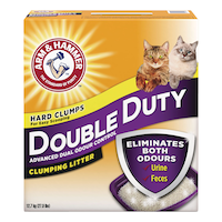 Arm & Hammer Double Duty Clumping Cat Litter, Advanced Dual Odour Control, 12.7-kg Front_Elevated