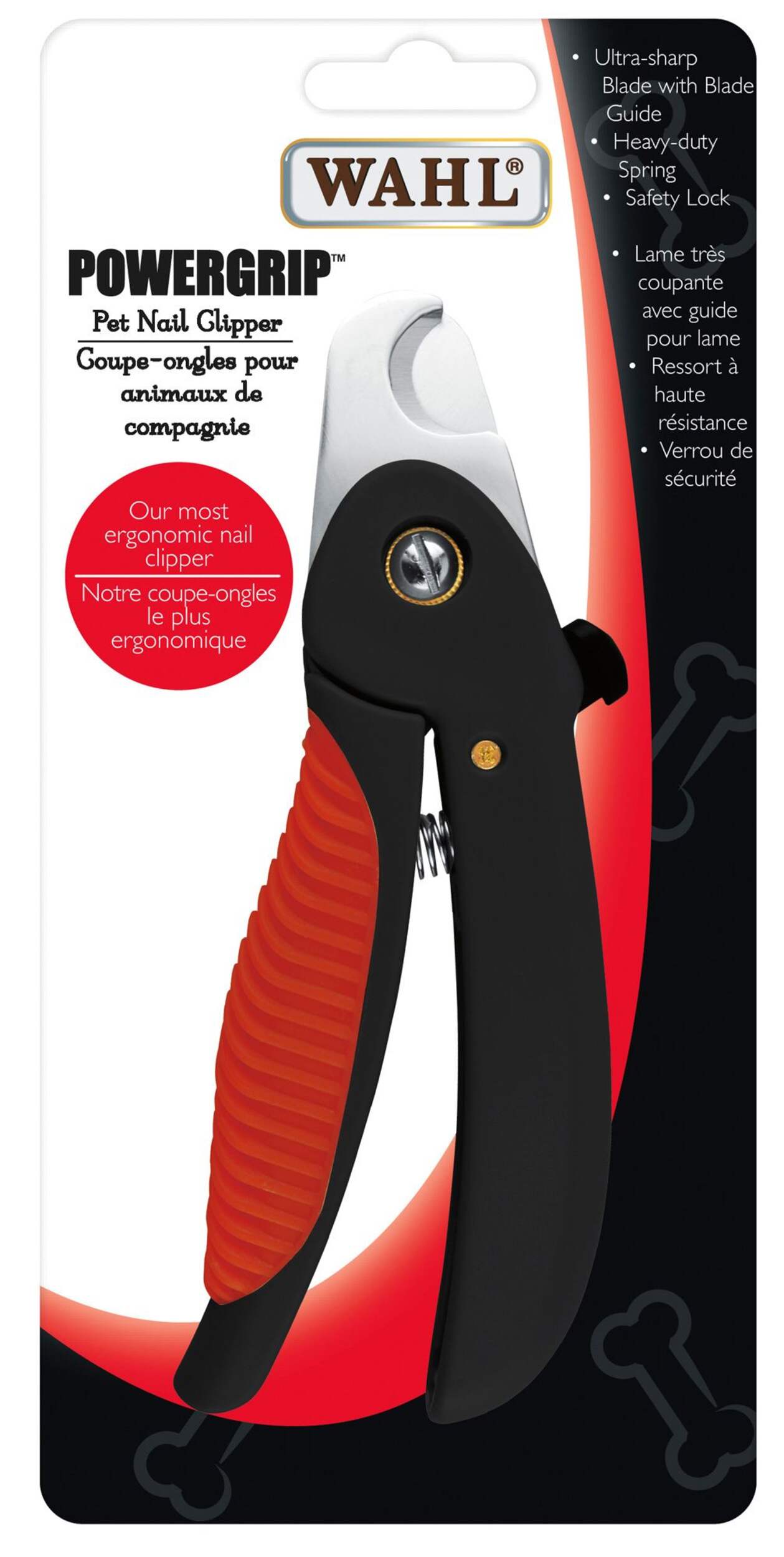 Wahl POWERGRIP Pet Nail Clipper Front_Flat