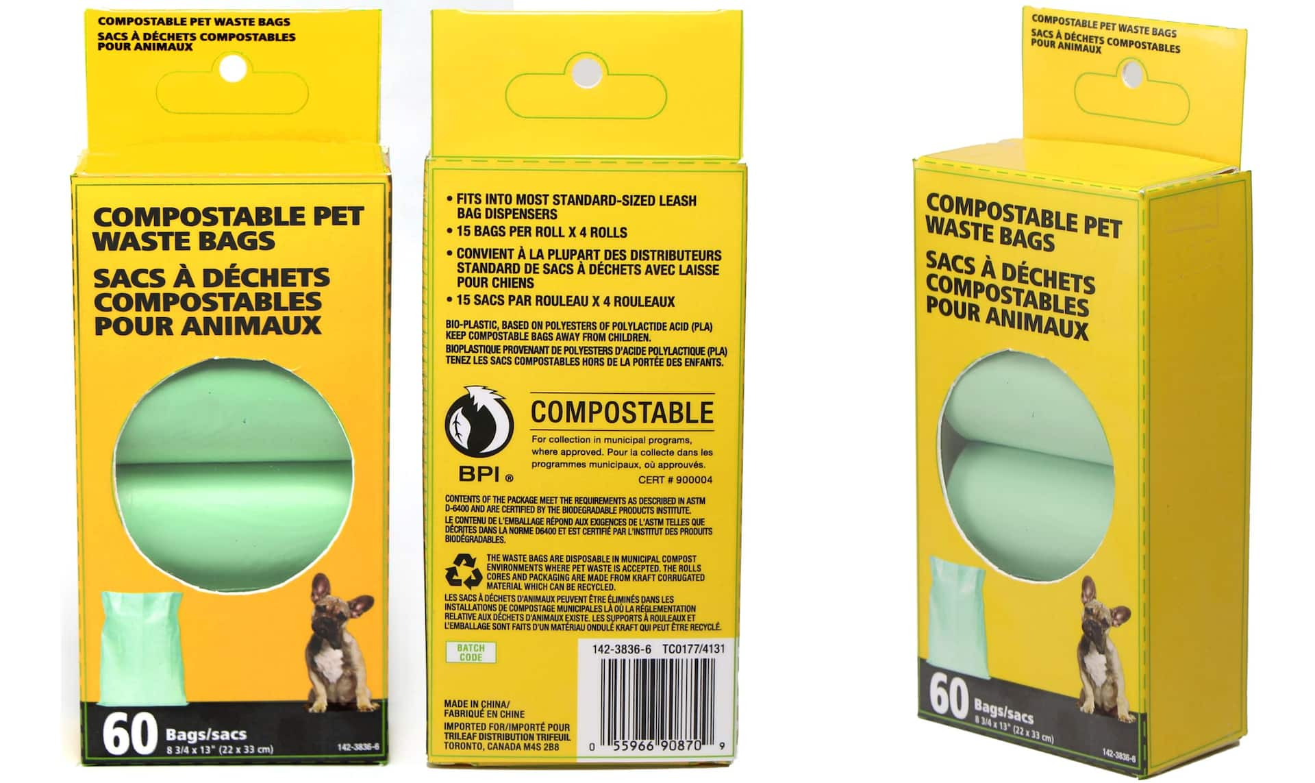 Compostable pet hot sale waste bags