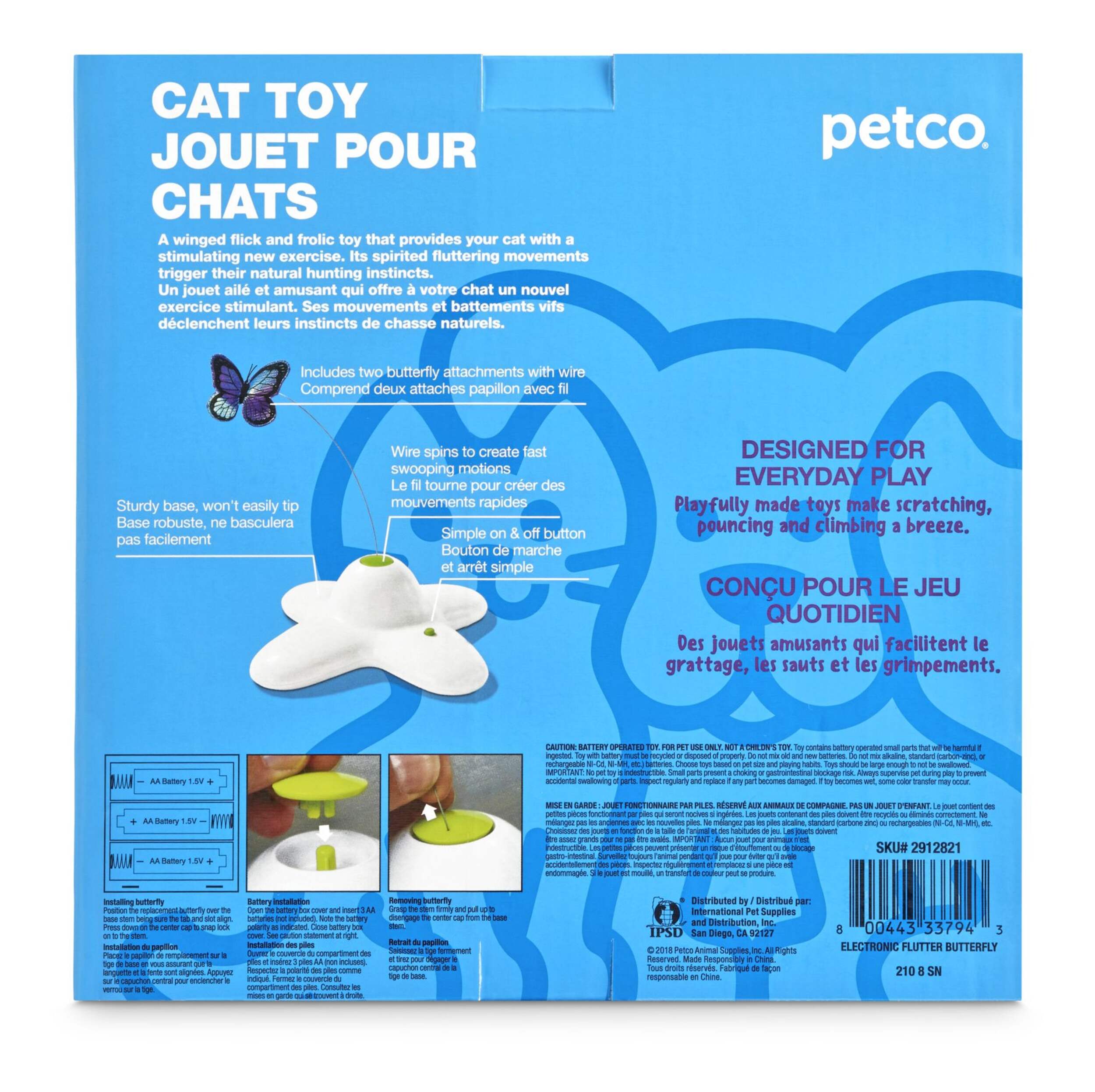 Petco Electric Flutter Butterfly Cat Toy Canadian Tire