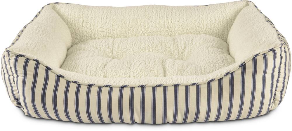 Petco Harmony Striped Nester Dog Bed Blue 32 In X 24 In Canadian Tire