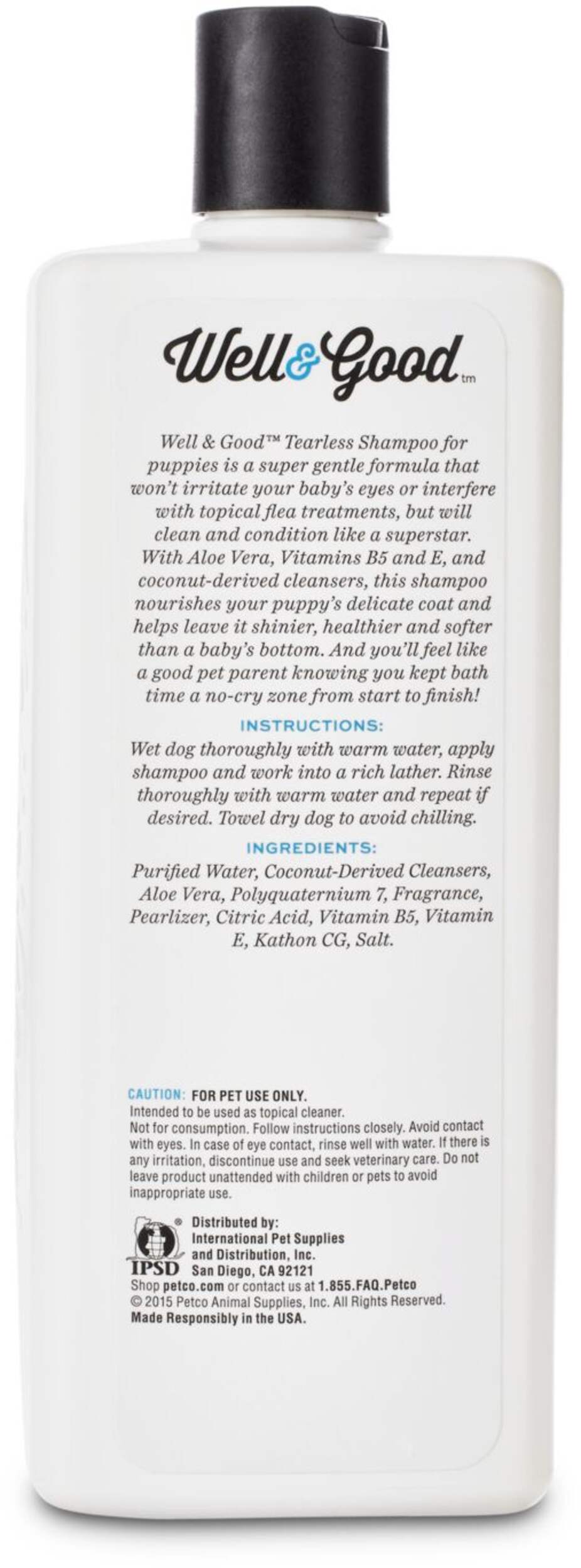 Petco Well & Good Tearless Dog Shampoo, Scented, 473mL Canadian Tire