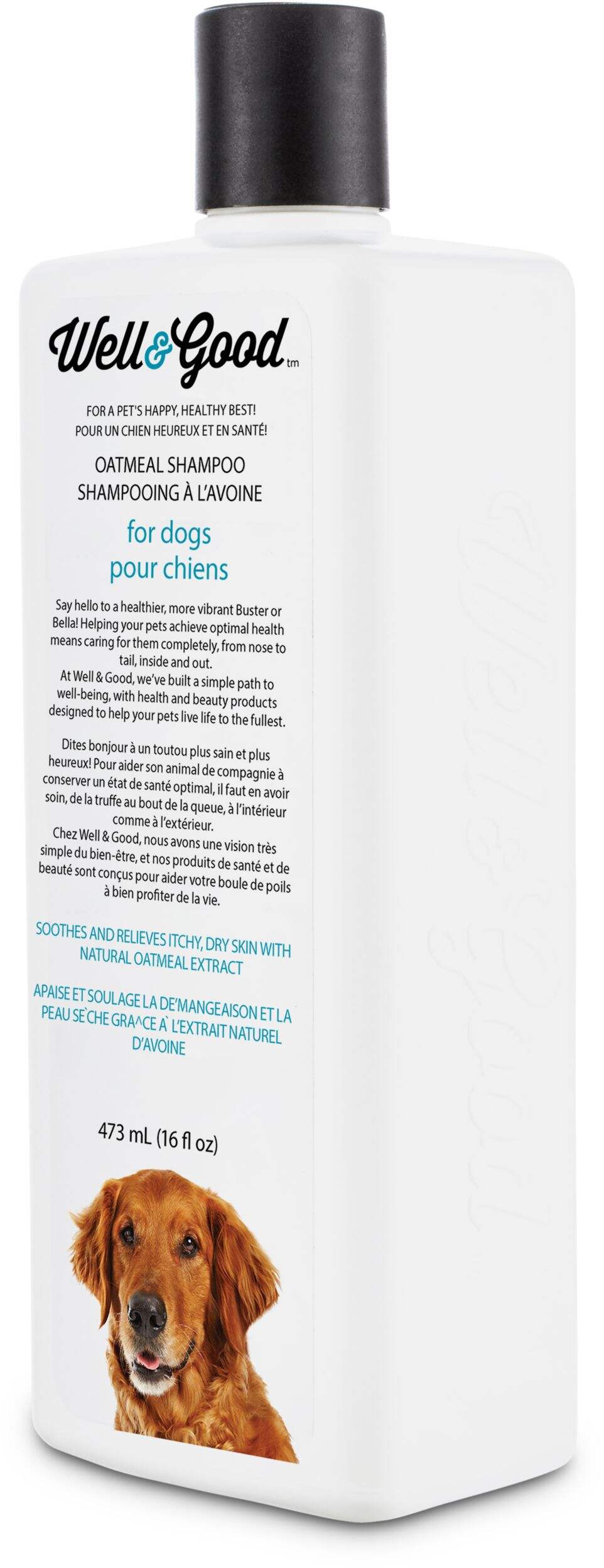 Well & Good Medicated Oat Shampoo, Scented & AntiItch, 473mL