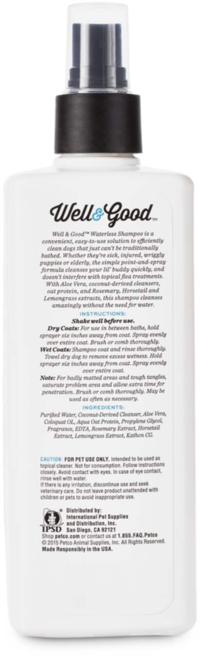 Petco dry sales shampoo