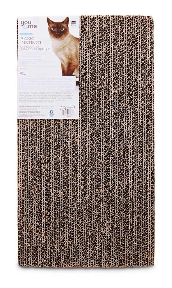 Petco Double Wide Cardboard Cat Scratcher Refills, 10in x 18.5in, 2