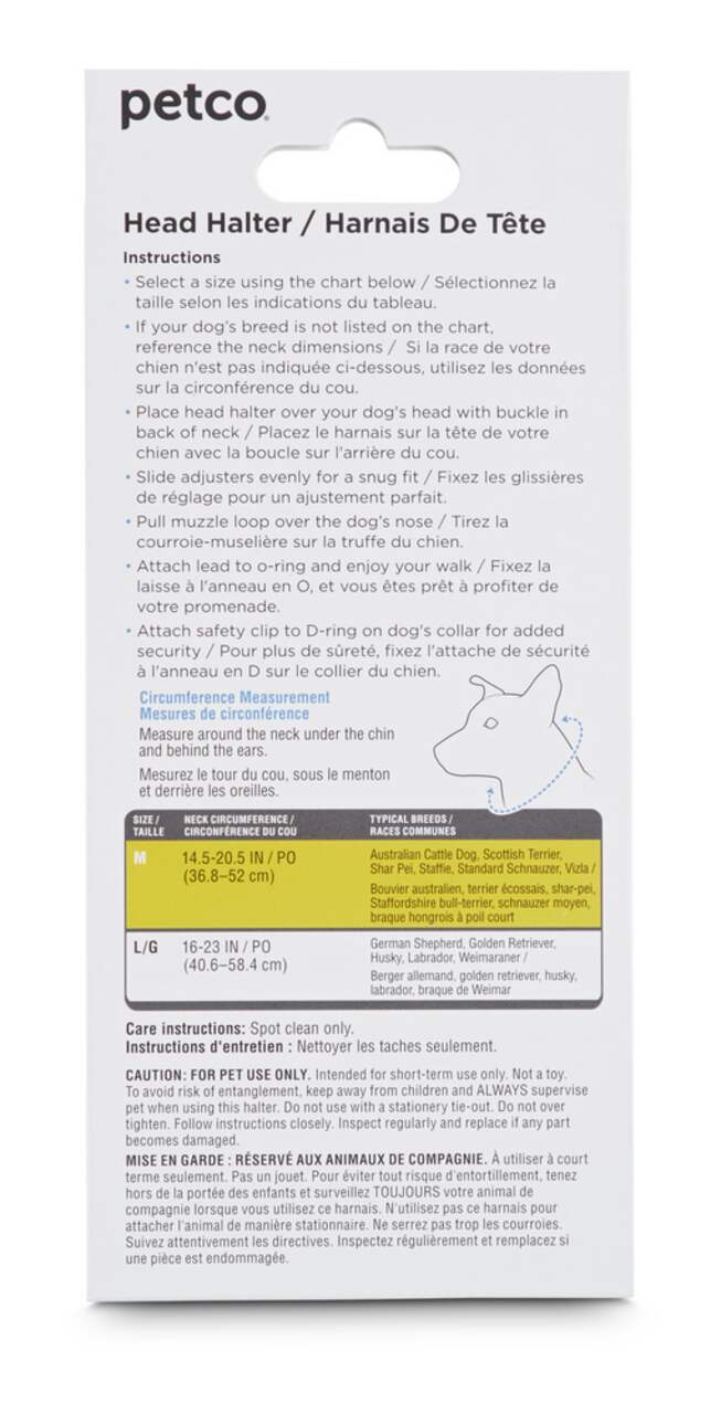 Head halter sale petco