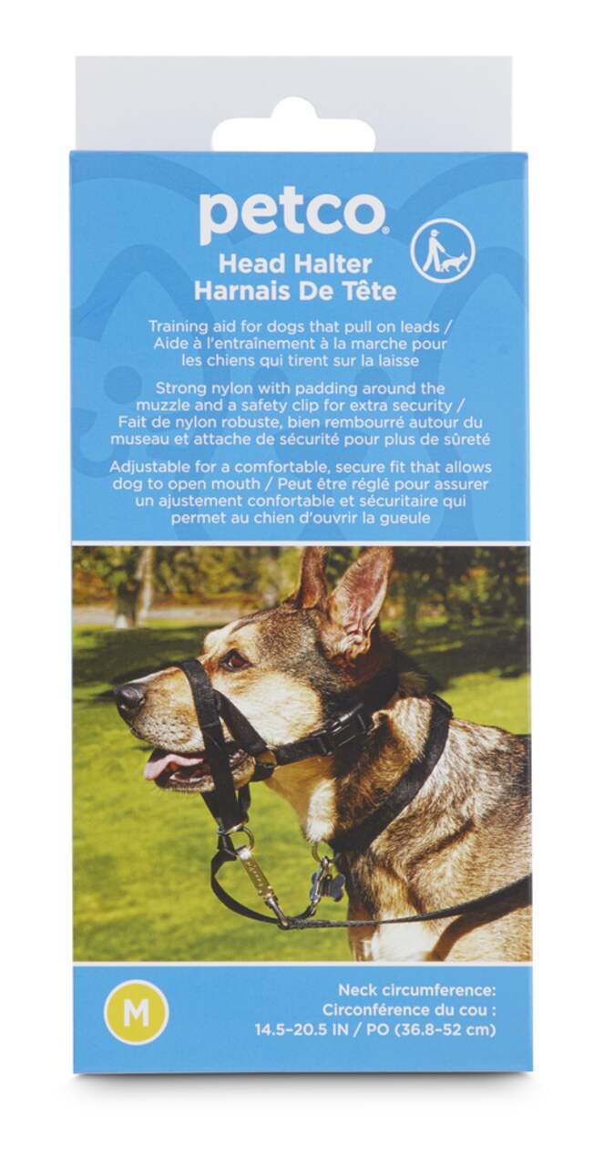 Petco Black Adjustable No Pull Dog Head Halter Medium