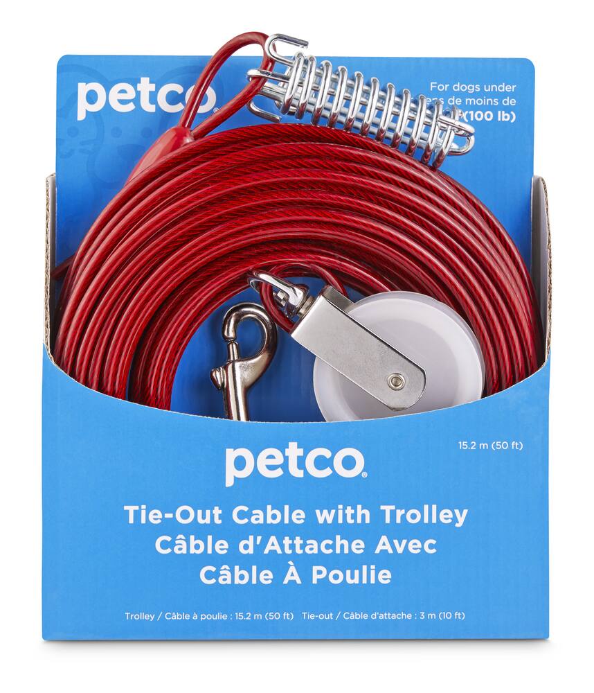 50 foot dog tie out cable