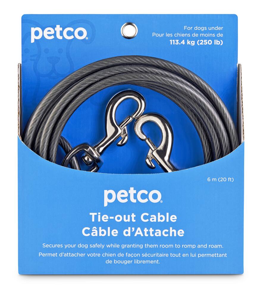 petco dog tie out cable