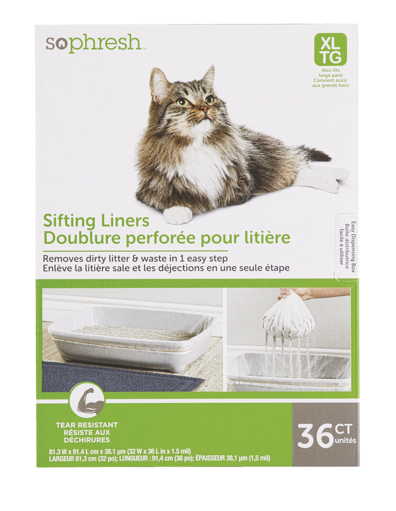 Petco Sifting Cat Litter Box Liners, XLarge, 36ct, Grey Canadian Tire