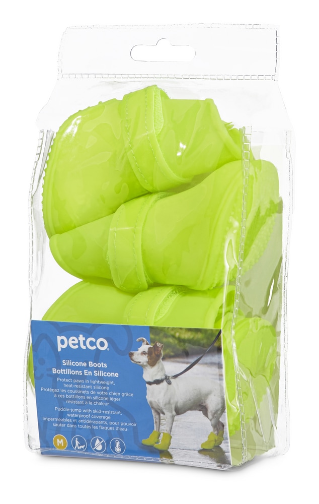 Petco Silicone Dog Boots, Waterproof , Large, Yellow Canadian Tire
