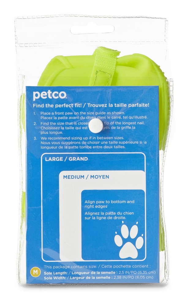 Petco Silicone Dog Boots, Waterproof , Medium, Yellow Canadian Tire