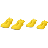 Petco Silicone Dog Boots, Waterproof , Medium, Yellow Front_Angled_Left