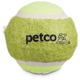 Petco Tennis Ball Dog Toy, 2-in, Assorted Colours Front_Flat