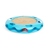 Petco Cat Track Cat Toy with Sisal Mat, Blue Front_Elevated