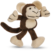 Petco Cuddle Monkey Cat Toys with Catnip, 2-pk Front_Angled_Right
