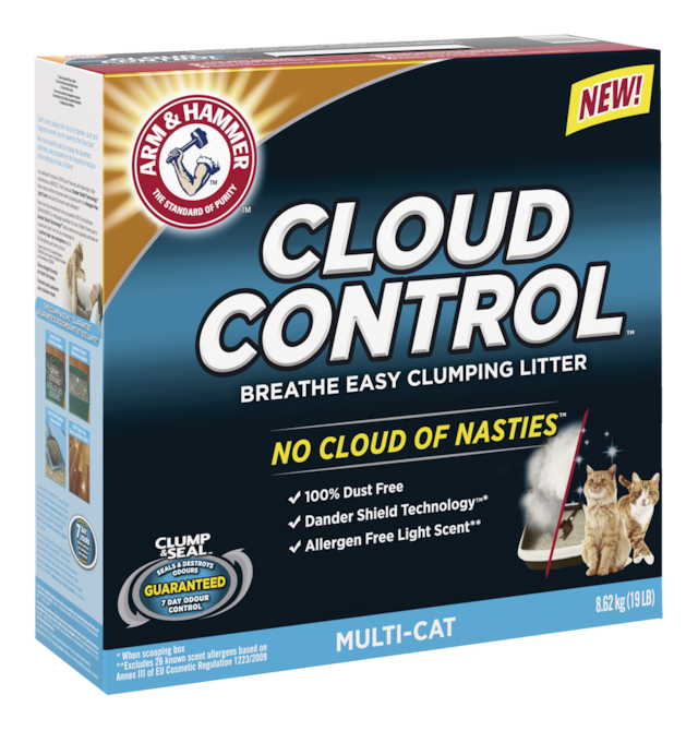 Arm & Hammer Cloud Control Platinum MultiCat Clumping Cat Litter