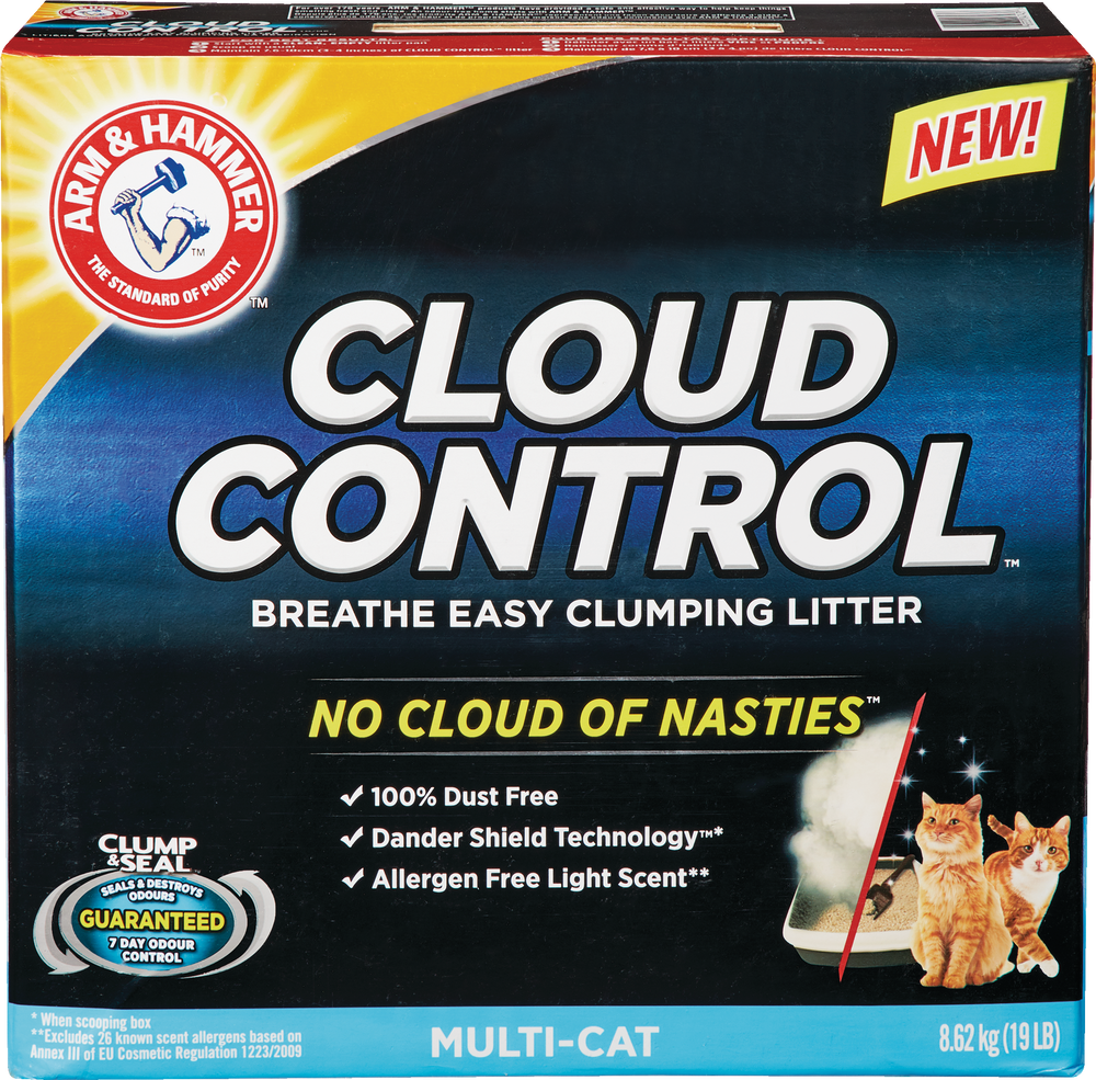 Arm & Hammer Cloud Control Platinum MultiCat Clumping Cat Litter