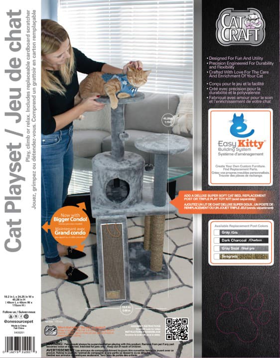 cat craft cat playset assembly