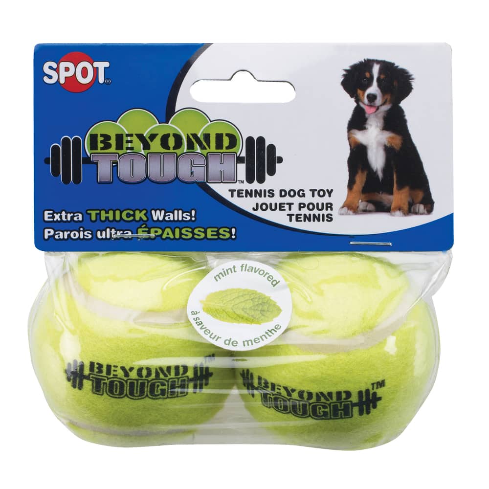what are dog tennis balls made of