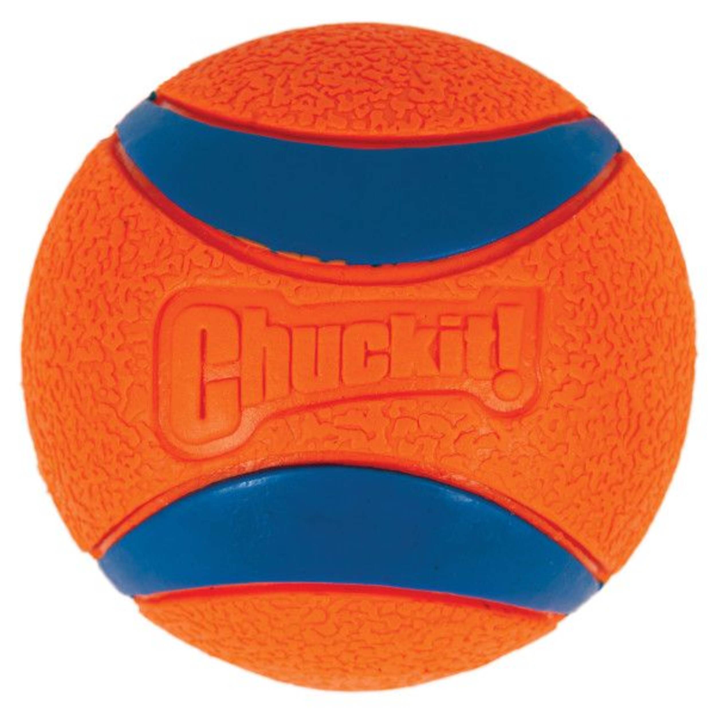Chuckit! Balle en caoutchouc ultra pour chiens, grande, orange Front_Flat