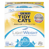 Litière agglomérante légère multi-chats Purina Tidy Cats avec parfum Glade Ruisseaux cristallins, 5,44 kg Front_Elevated