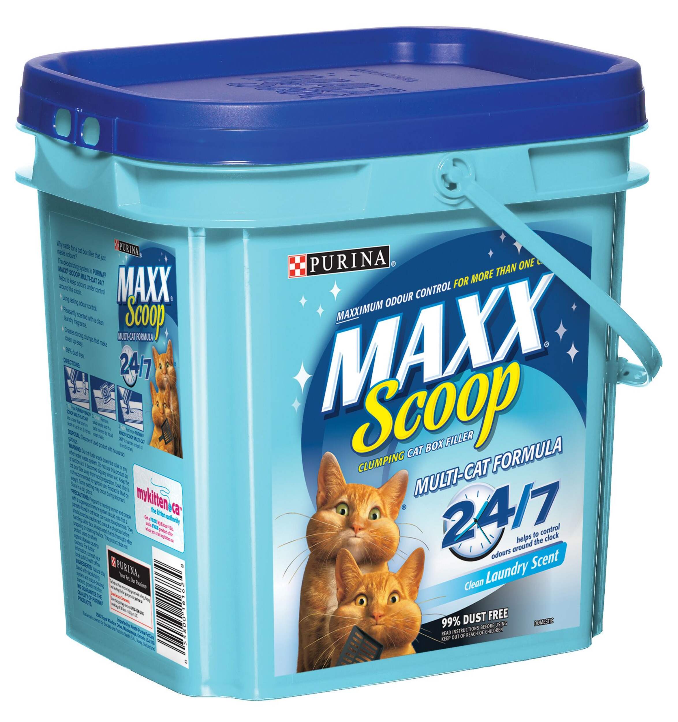 Purina Maxx 24/7 Cat Litter Front_Angled_Right