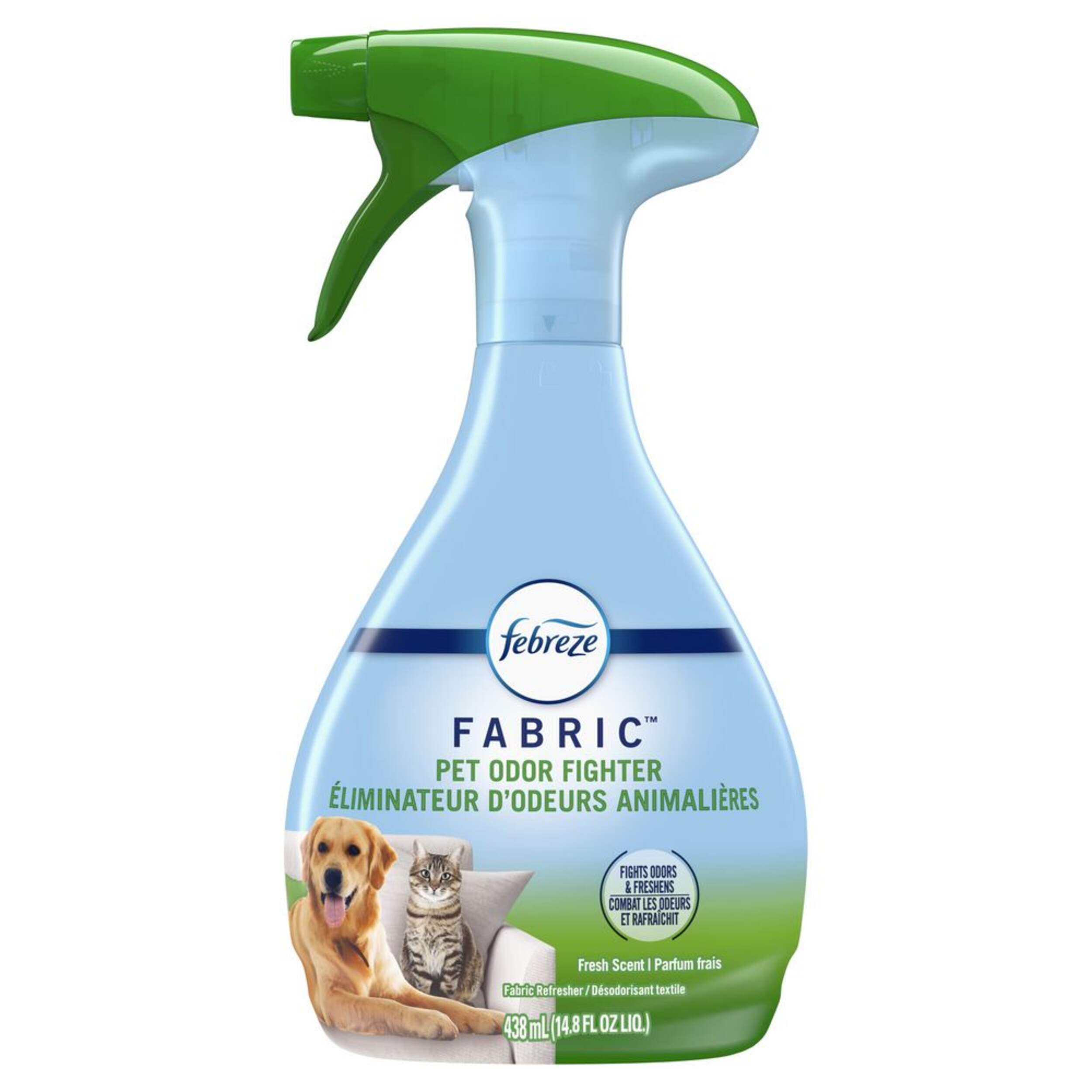 Désodorisant textile éliminateur d'odeurs animalières Febreze, parfumé, 500 mL Front_Flat