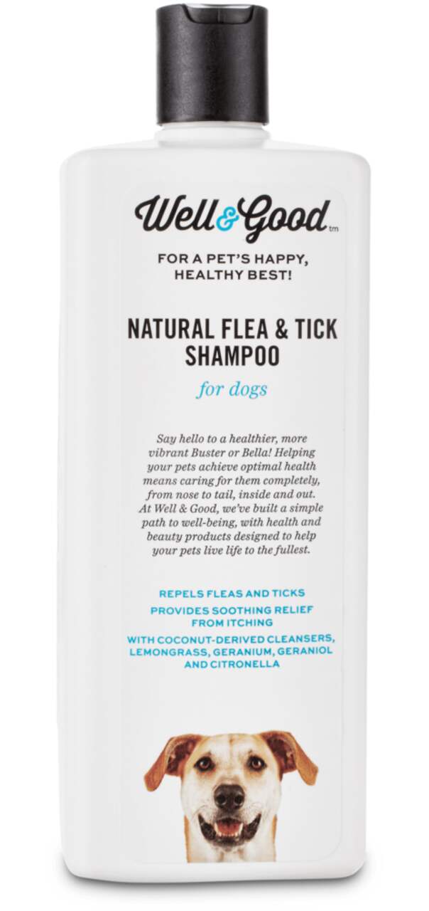 Well & good natural best sale flea and tick shampoo