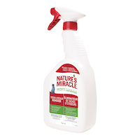 Nature's Miracle Cat Stain and Odour Remover, 946-mL Front_Three_Fourths_Angled_Left