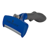 Nature's Miracle FURminator Undercoat Deshedding Tool for Dogs, Long Hair, Large Dog, Blue Front_Three_Fourths_Angled_Left