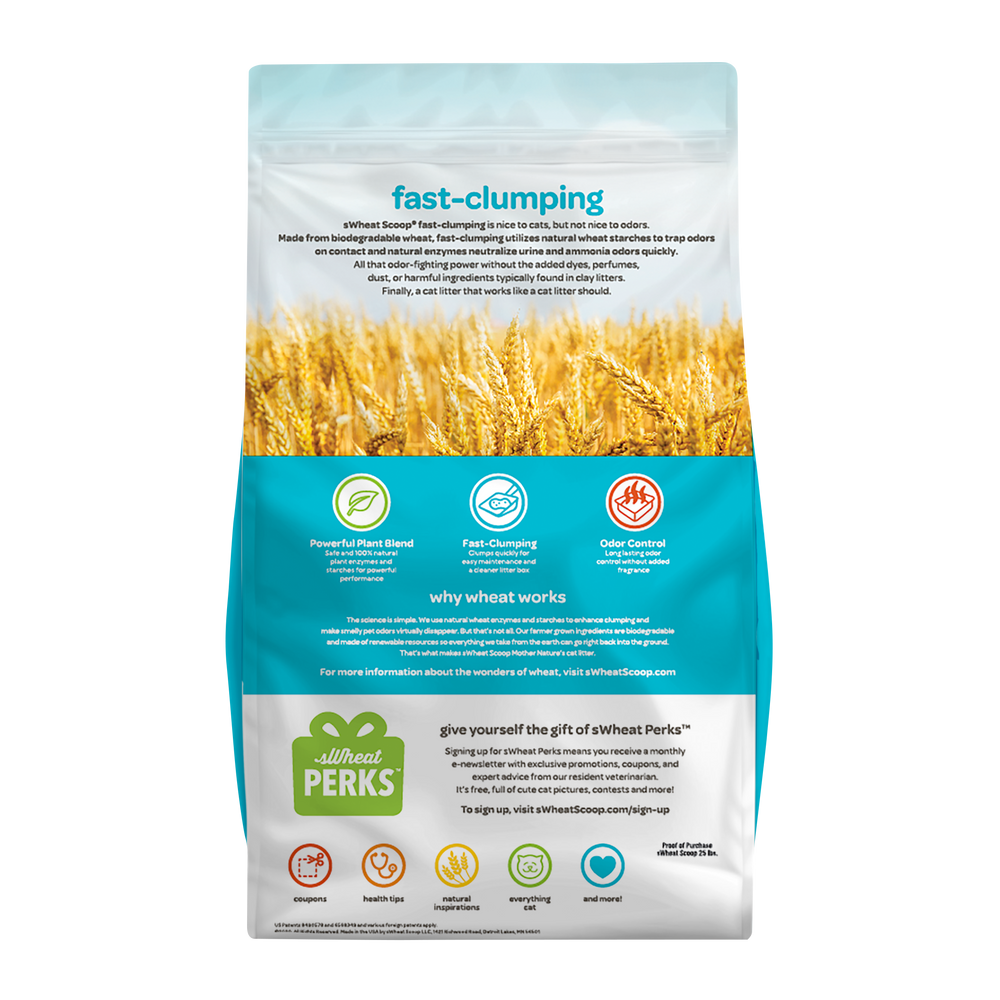 sWheat Scoop WheatBased Natural Fast Clumping Cat Litter, 11.3kg Canadian Tire