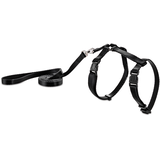 Petco Black Kitten Adjustable Harness and Leash Set, 4-ft Side_Left