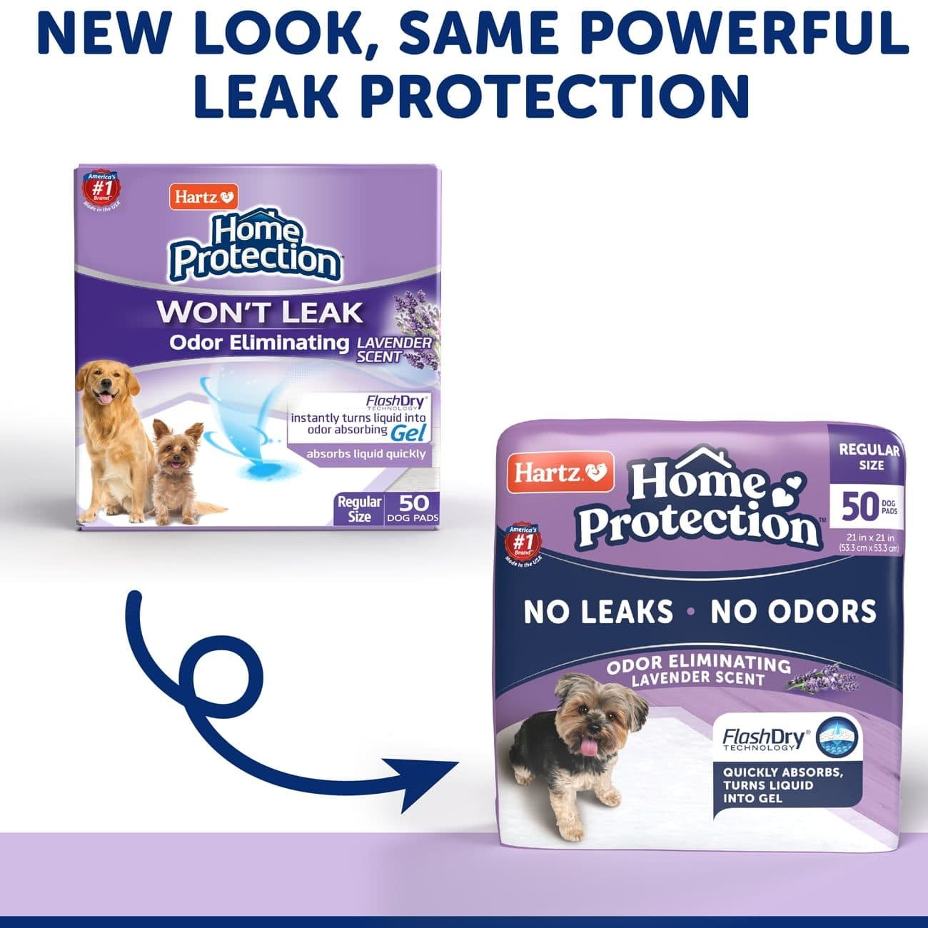 Hartz Home Protection Odour Eliminating Dog Training Pads Lavender Scent 21 in x 21 in 50 pk Canadian Tire