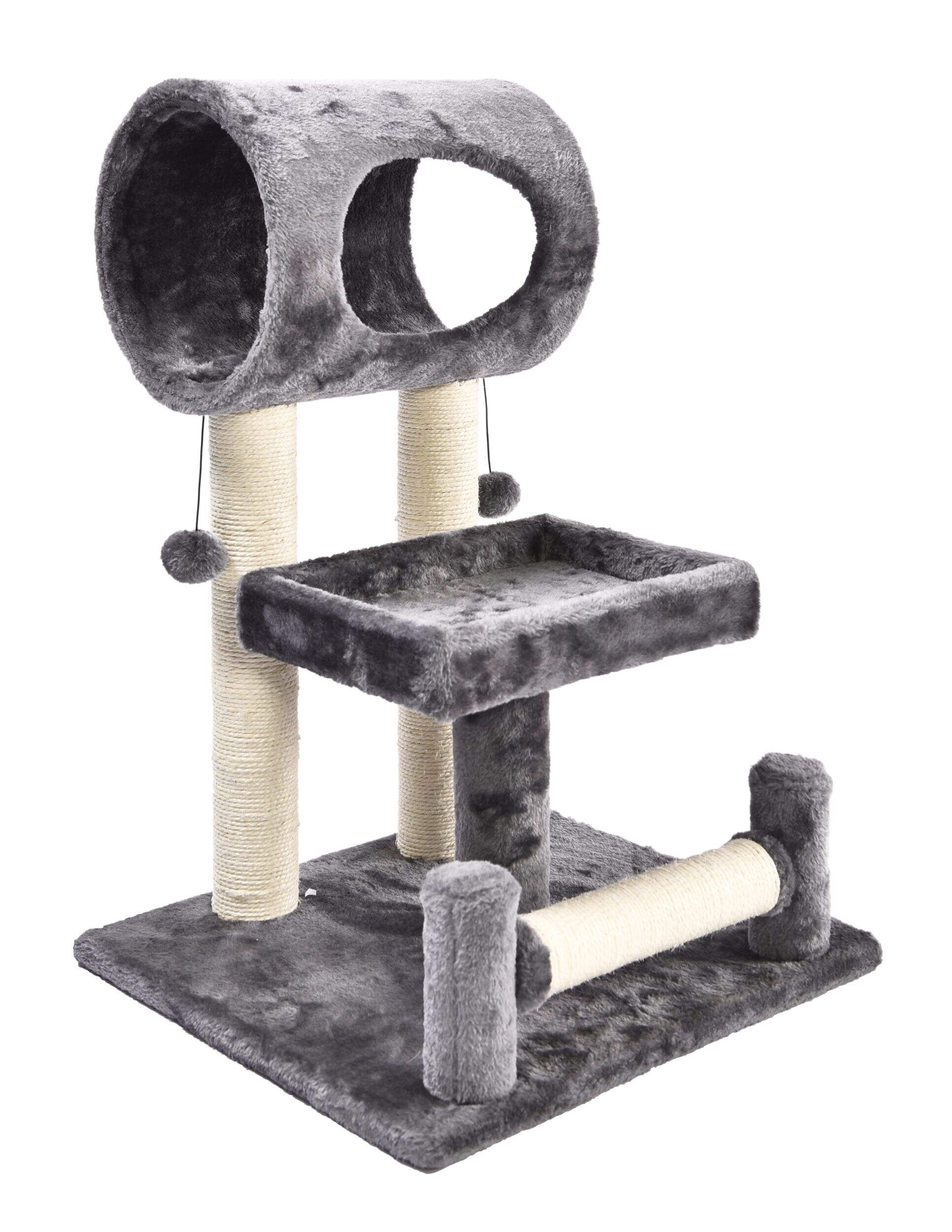 Cat Craft Medium Cat Tree Combo Condo Bed Scratcher Front_Three_Fourths_Angled_Left
