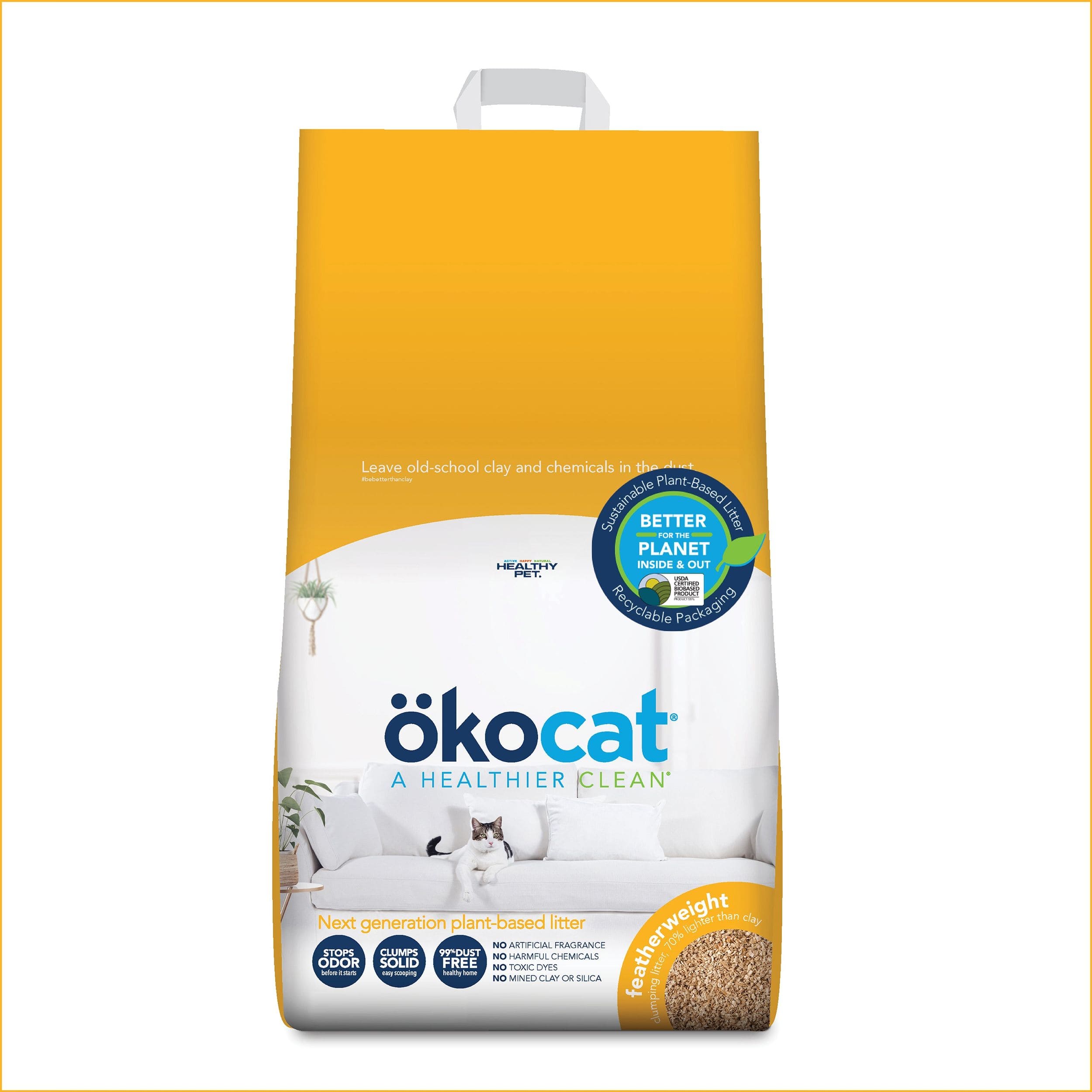 Okocat clumping outlet litter