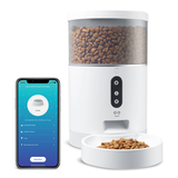 Geeni Smart Pet Feeder, 4-L Front_Angled_Right