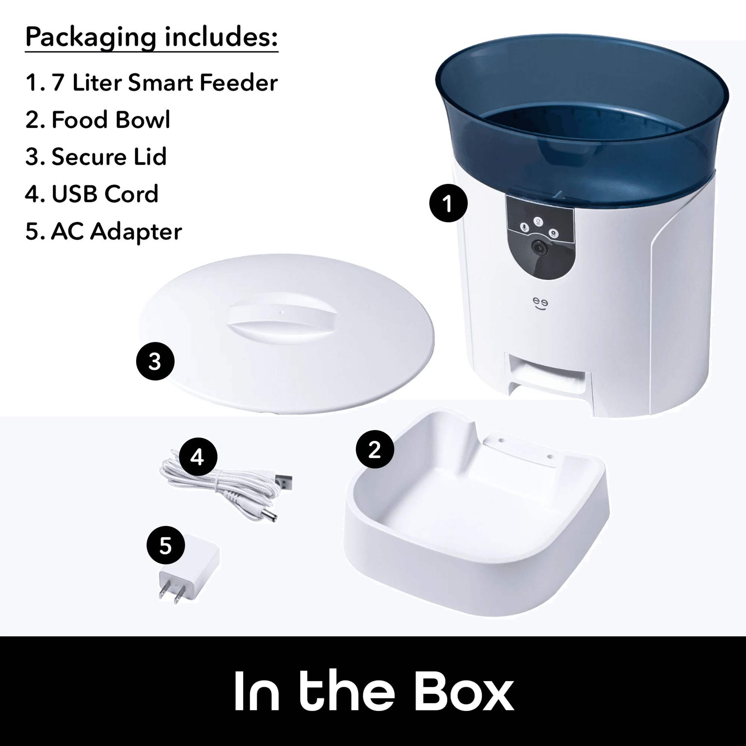 Geeni Smart Pet Feeder with Camera, 7L Canadian Tire