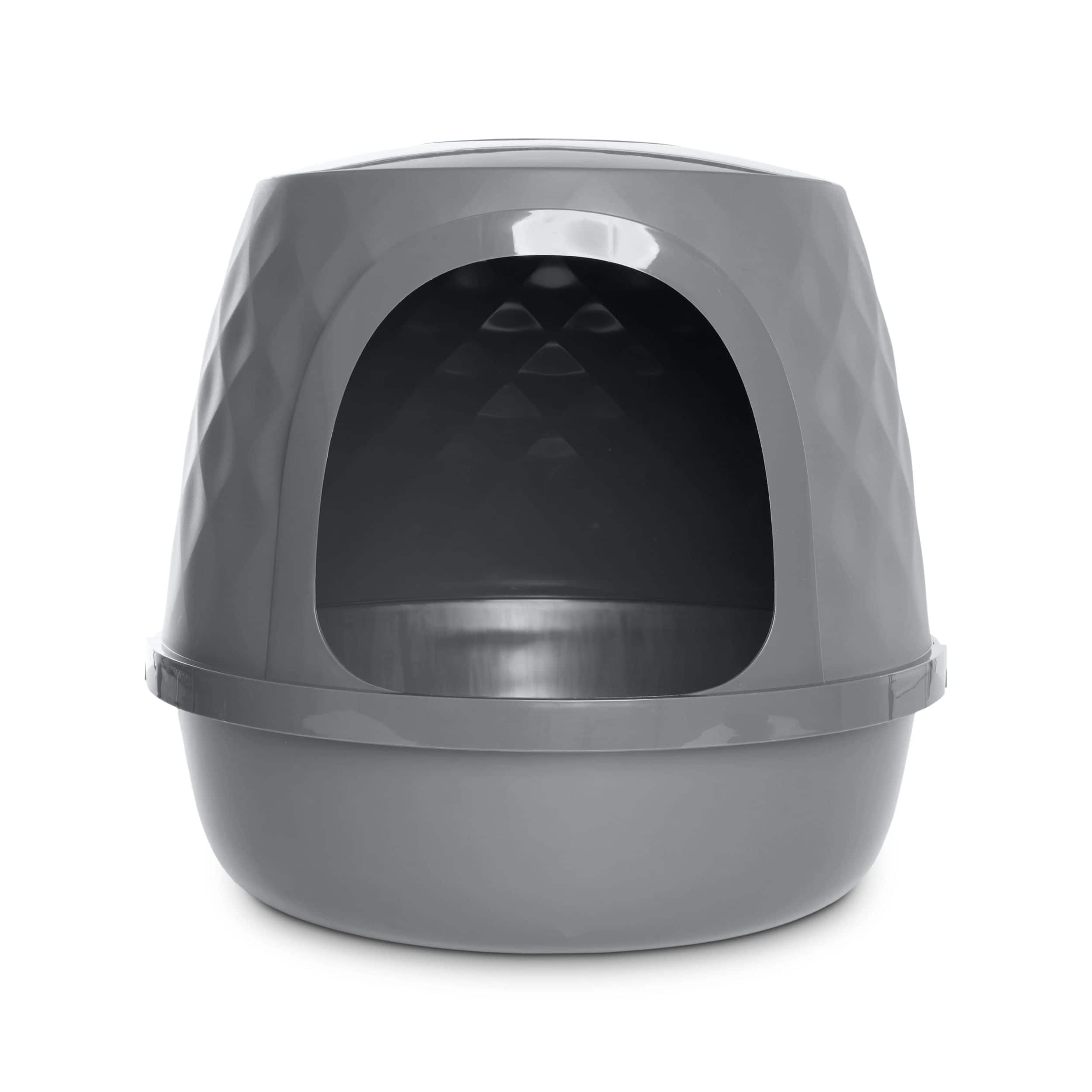 So phresh gray open cat store litter box