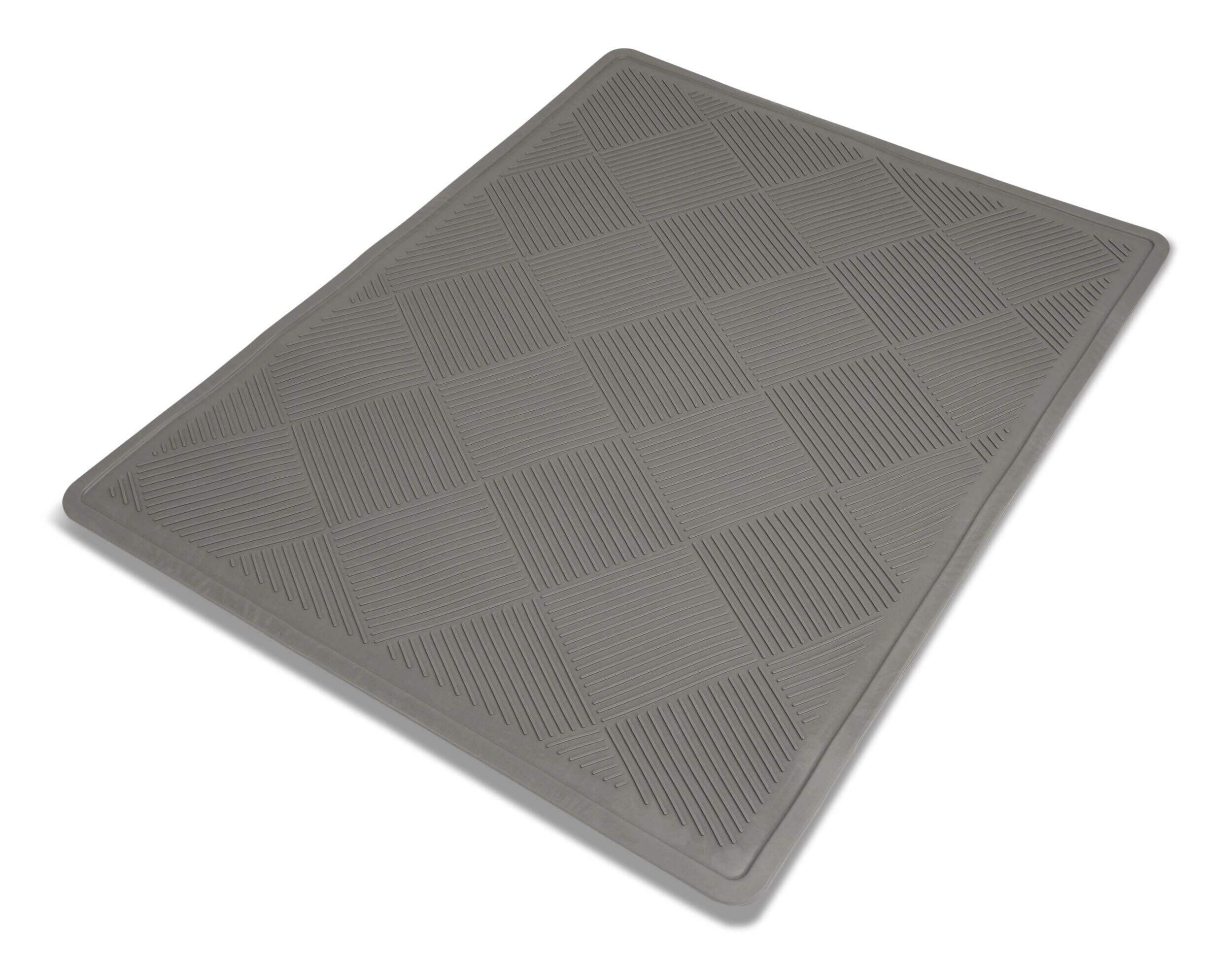 So Phresh Flex Rubber Litter Trap Mat, Large Front_Three_Fourths_Angled_Left