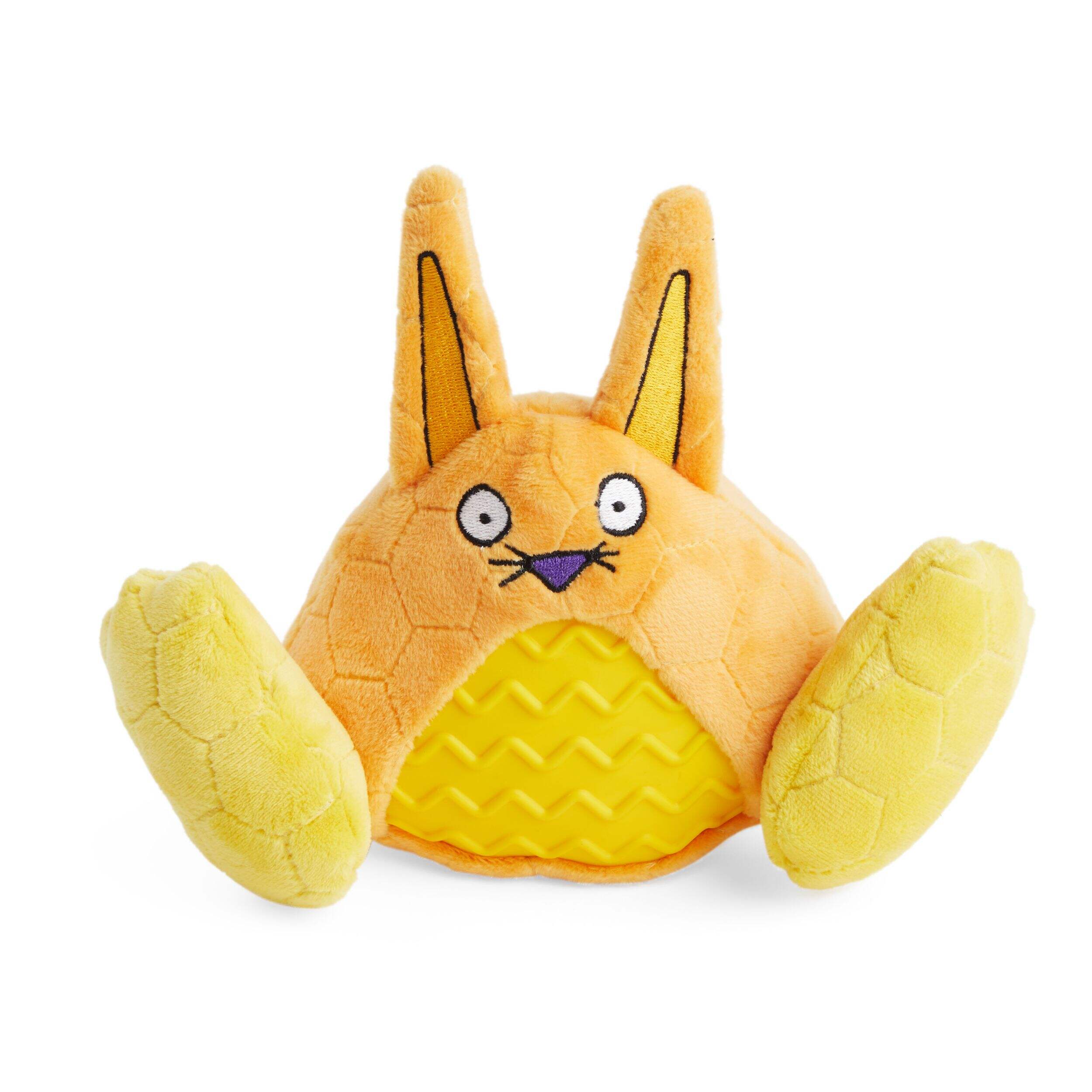 Lapin jouet en peluche robuste Petco Front_Flat
