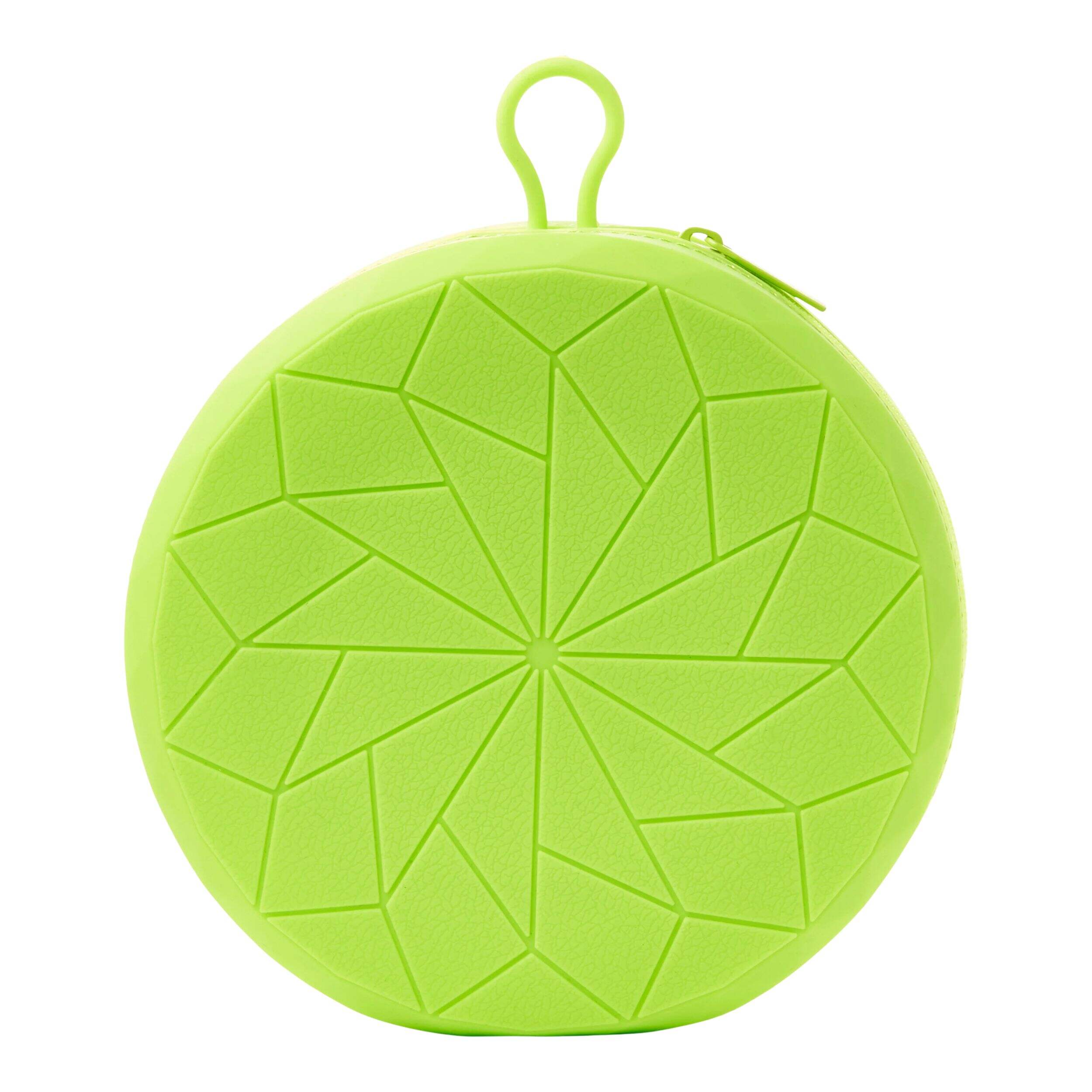 Bol double à glissière pour chiens Petco, vert, 3 tasses Front_Flat