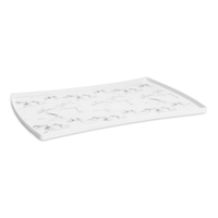 Napperon en silicone à imprimé marbré Petco, moyen Front_Angled_Right